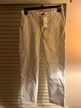 Women's White Chino Pants